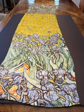 Museum silk scarf Van Gogh print